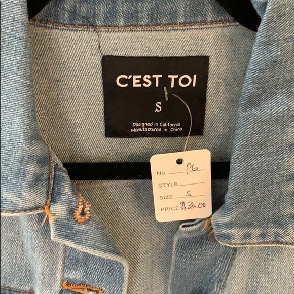 Blue Jean jacket NWT - Picture 2 of 4